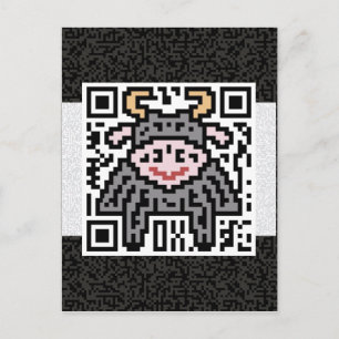 QR-kod för Ox Vykort