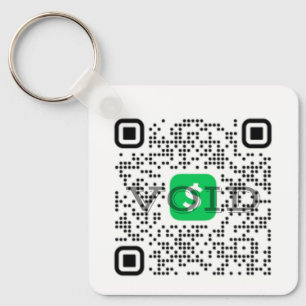 QR-kod för personlig Pengarar App Nyckelring