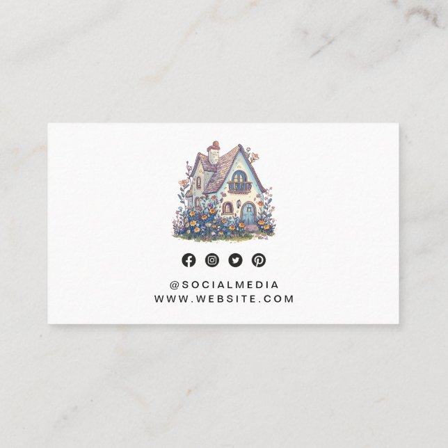 QR-kod för professionell House Caregiver Services Visitkort (Baksida)