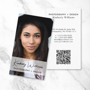QR-kod för professionell Photo Visitkort