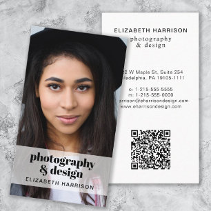 QR-kod för professionell Photo Visitkort