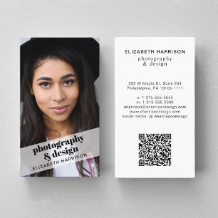 QR-kod för professionell Photo Visitkort