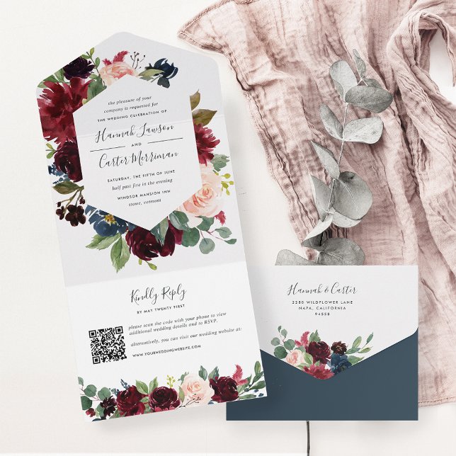 QR-kod för Radiant Bloom Blommigt Bröllop (Skapare uppladdad)