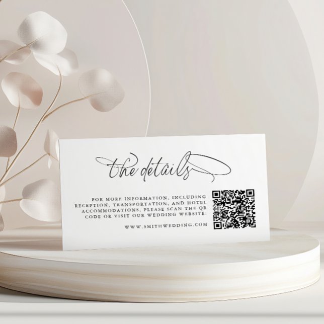 QR-kod för svartvitt QR-kod Information Tilläggskort (Skapare uppladdad)