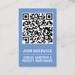 QR-kod för underhåll av handyman och Egendom Visitkort