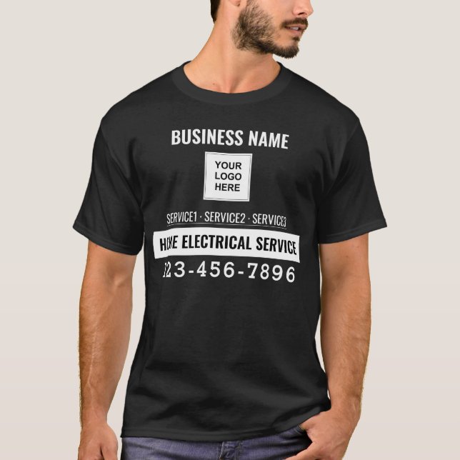 QR-kod för varumärke T Shirt (Framsida)