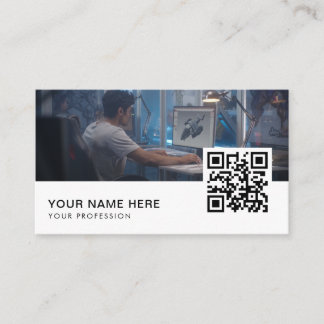 QR-kod för videospelsdesignern Visitkort