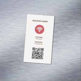 QR-kod för WiFi Internet Magnetiska Visitkort