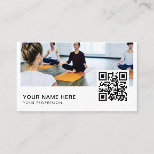 QR-kod för Yoga-instruktör Visitkort