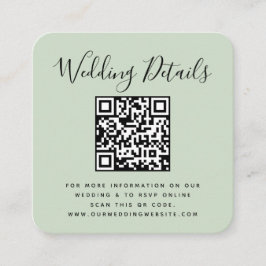 QR-kod Foto RSVP Tilläggskort