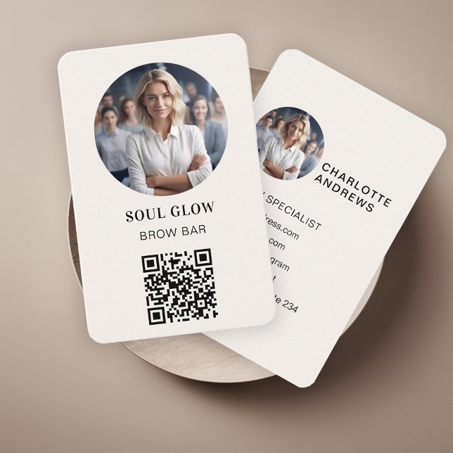 QR-kod, Foto, Salon Visitkort (Skapare uppladdad)
