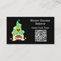 QR-kod Gnome Hometown Bakery Black