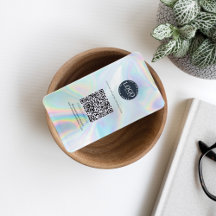 QR-kod Holografik Social Media och webbplats