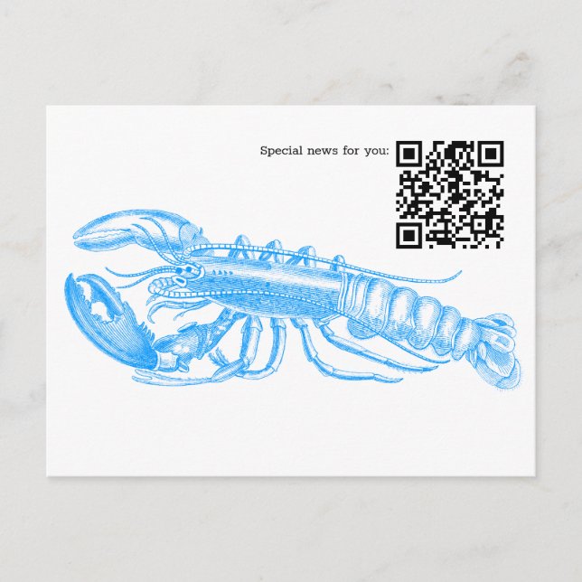 QR-kod Hummer vykort (Framsida)