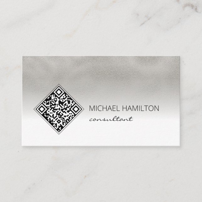 QR-kod Industriellt Visitkort (Framsida)