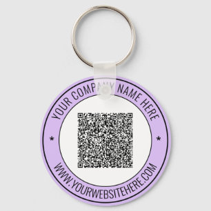 QR-kod Info Text Promotilinal Keychain Färg Nyckelring