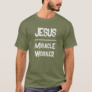 QR-kod Jesus Mirakelarbetare Skrifter Kristna T Shirt