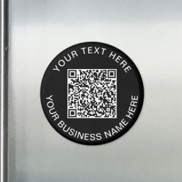 QR-kod Kampanj Svart Magnet