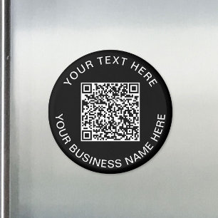 QR-kod Kampanj Svart Magnet