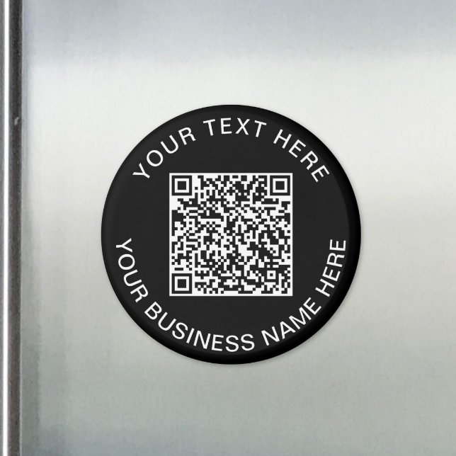 QR-kod Kampanj Svart Magnet (QR Code Promotional Black Magnet)