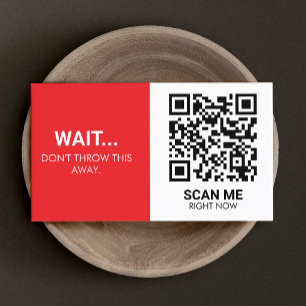 QR-kod - kampanjinfogning Visitkort