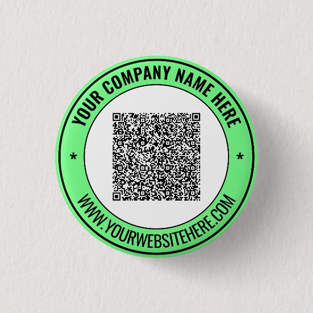 QR-kod Kampanjknapp Exempel Anpassad text Knapp (Framsida)