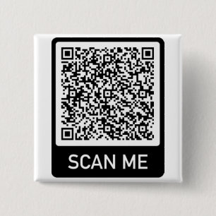 QR-kod - Knapp för Personlig av skannad Profession