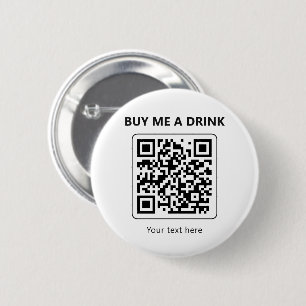 QR-kod Köp en drink Minimal festbetalning Knapp