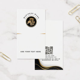 QR-kod - Lejon Logotyp - Business Scan for Visning Visitkort