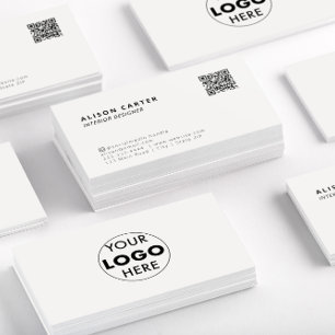 QR-kod LOGOTYP BENVITA Modern design Visitkort