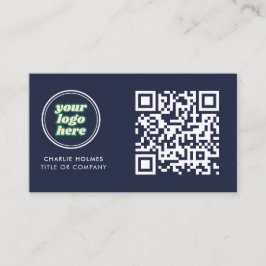 QR-kod - Logotyp | Modern Professionell i flottan Visitkort