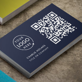 QR-kod - Logotyp | Modern Professionell i flottan Visitkort