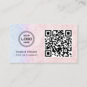 QR-kod - Logotyp   Professionell och modern Visitkort