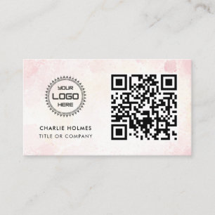 QR-kod - Logotyp   Professionell och modern Visitkort