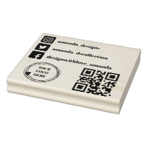 Qr-kod logotyp social medieikoner frimärke