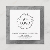 *~* QR-kod LOGOTYP- Social-medieikoner SILVER-fil 