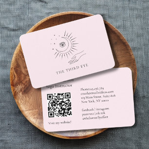 QR-kod - Måne Öga Yoga Reiki Hälsa Visitkort