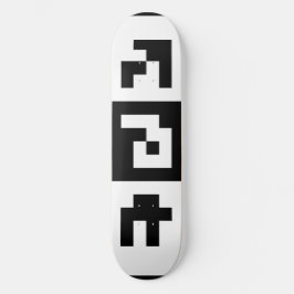 qr-kod mini skateboard bräda 18,5 cm
