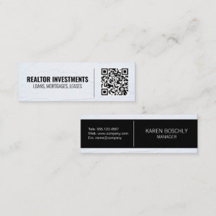 QR-kod Mini Visitkort
