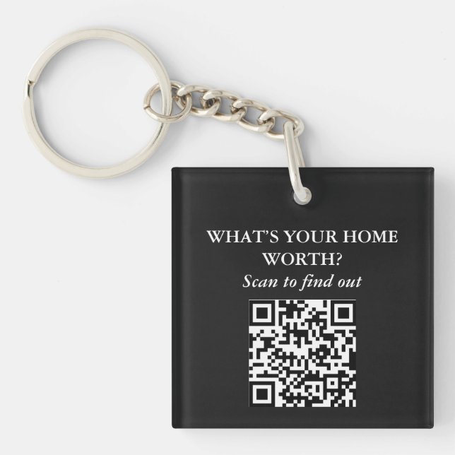 QR-kod Minimalis Luxus Fastighetsmäklare Marknadsf (Framsidan)