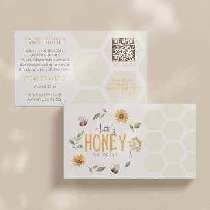 QR-kod Modern Apiarist Beservation Wandebebi Visitkort
