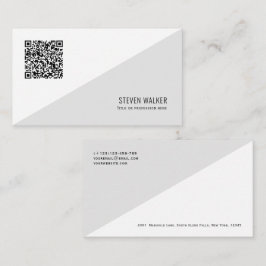 QR-kod Modern Minimalist Clean Professionell Busin Visitkort