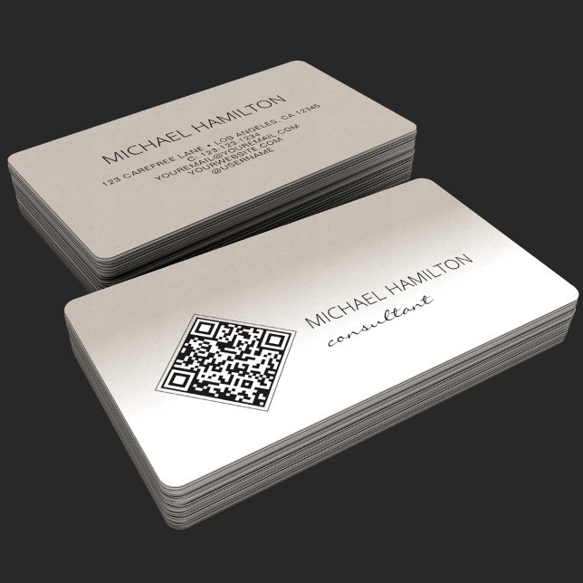 QR-kod Modern Visitkort (Skapare uppladdad)