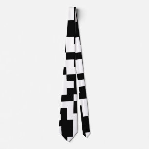 QR-kod mönster-halsband Slips