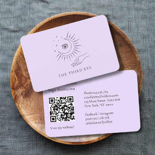 QR-kod - Moon Eye Yoga Reiki Wellness Visitkort