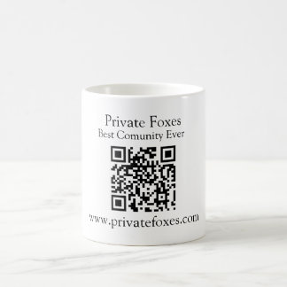 QR-kod, mugg, Personlig QR-kod mugg