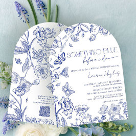 QR-kod något blått innan jag gör Möhippa Inbjudningar