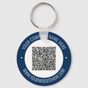 QR-kod Namn webbplats Färg Promotional Keychain Nyckelring