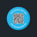 QR-kod och Anpassningsbar Professionell-magnet Magnet<br><div class="desc">Anpassningsbar Färg - Din QR-kod och Anpassningsbar Text Professionell Personlig Business Namn webbplats Promotional Company Supplies / Gift - Add Your QR Code - Image or Logotyp / Namn - Company / Website eller e-mail eller Mobil - Contact Information / Adress - Resize and Move or Remove / Add Inslag...</div>