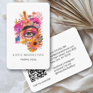 QR-kod - Öga Yoga Reiki Hälsa Visitkort